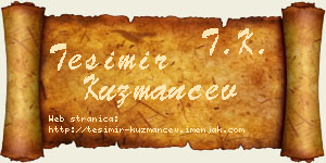 Tešimir Kuzmančev vizit kartica